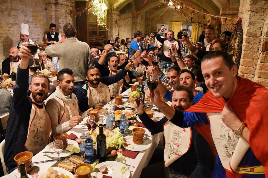 Partecipanti al Bagna Cauda Day 2018 ad Asti